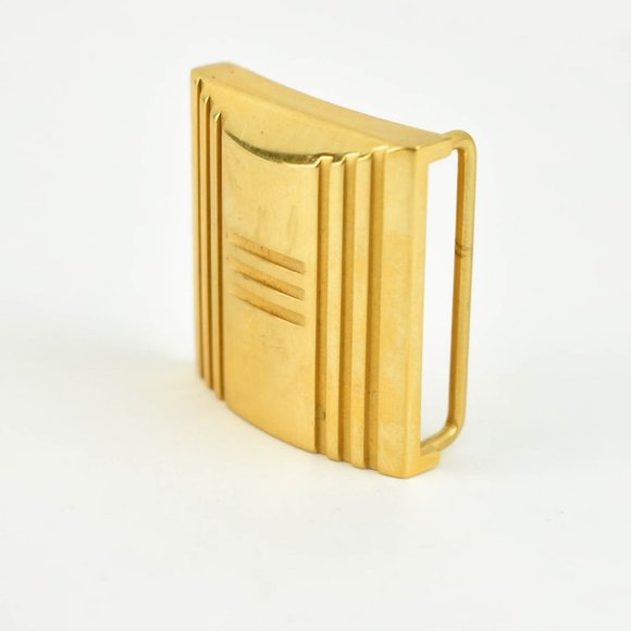 HERMES: Black/Brown, Leather & Gold "H" Buckle Belt fits 25" to 28" (wb) - Picture 9 of 11